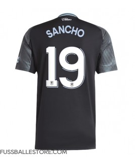 Günstige Aston Villa Jadon Sancho #19 Auswärtstrikot 2025-26 Kurzarm